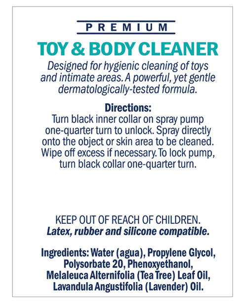 Swiss Navy Toy &amp; Body Cleaner - 6 oz Bottle