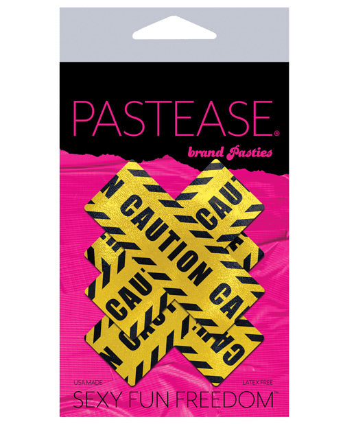 Pastease Premium Caution Cross - Black/Yellow O/S