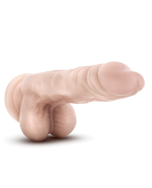 Blush Dr. Skin Stud Muffin 8.5&quot; Dong w/Suction Cup - Beige