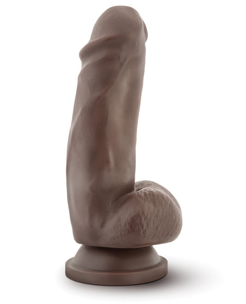 Blush Dr. Skin Mr. Smith 7&quot; Dildo w/Suction Cup - Chocolate