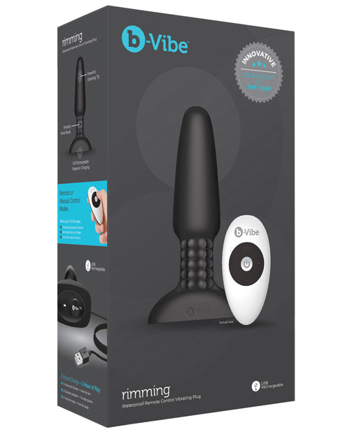 b-Vibe Rimming Plug 2 - Black