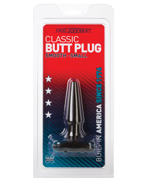 Classic Butt Plug - Small Black