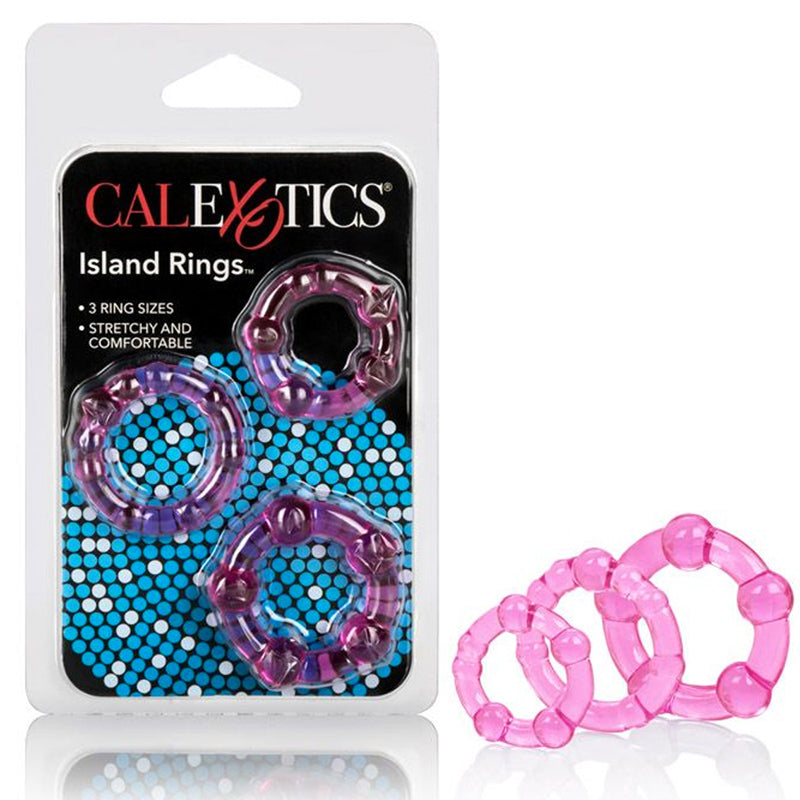 Silicone Island Rings - Pink