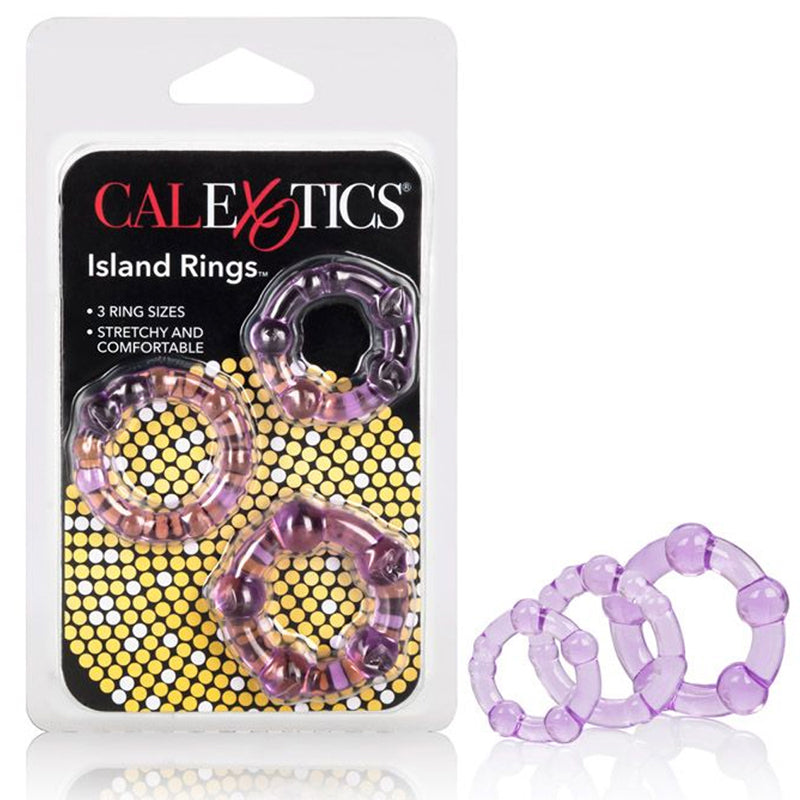 Silicone Island Rings - Purple