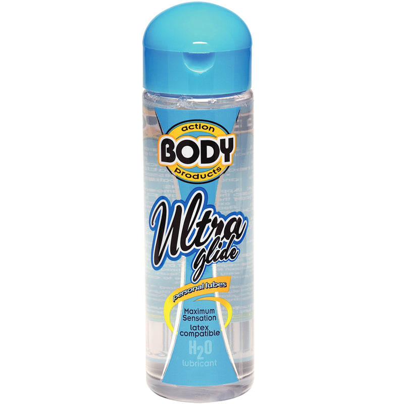 Body Action Ultra Glide Water Based Lubricant - 2.3 oz Bottle