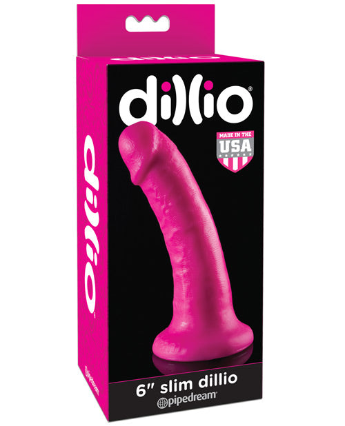 Dillio 6&quot; Slim Dillio - Pink