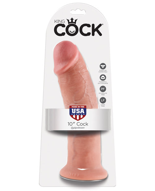 King Cock 10&quot; Cock - Flesh