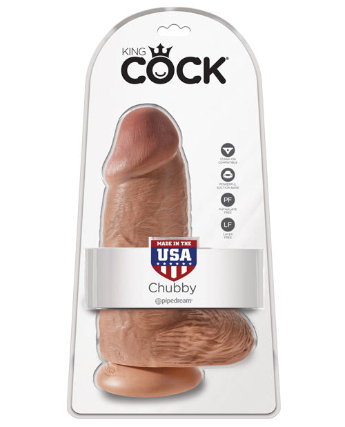 King Cock 9&quot; Chubby - Tan