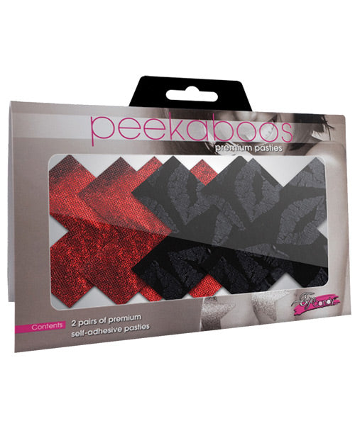 Stolen Kisses Xs - Red &amp; Black  Pack of 2