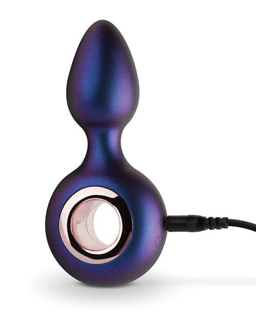 Hueman Deep Space Vibrating Anal Plug - Purple