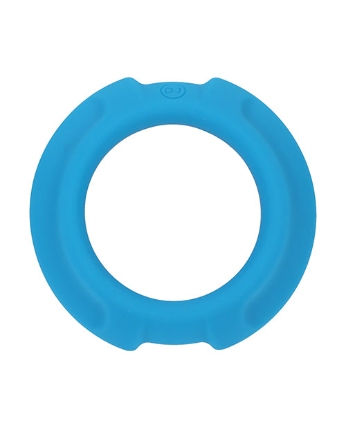 OptiMale FlexiSteel Cock Ring - 43mm Blue