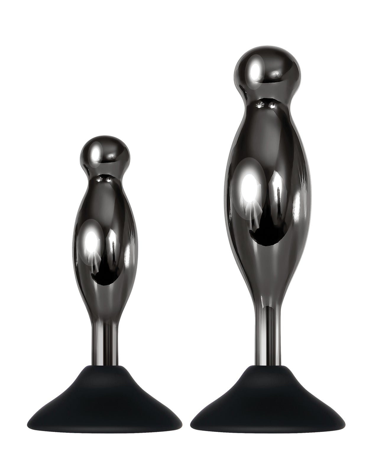 Evolved Joy Sticks 2 pc Plug Set - Black/Chrome