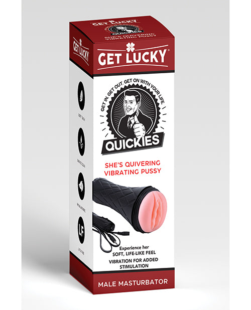 Get Lucky Quickies She&#039;s Quivering Vibrating Pussy Masturbator