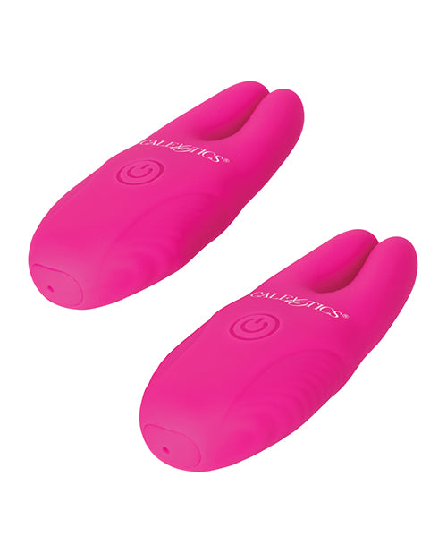 Silicone Nipple Clamps w/Remote - Pink