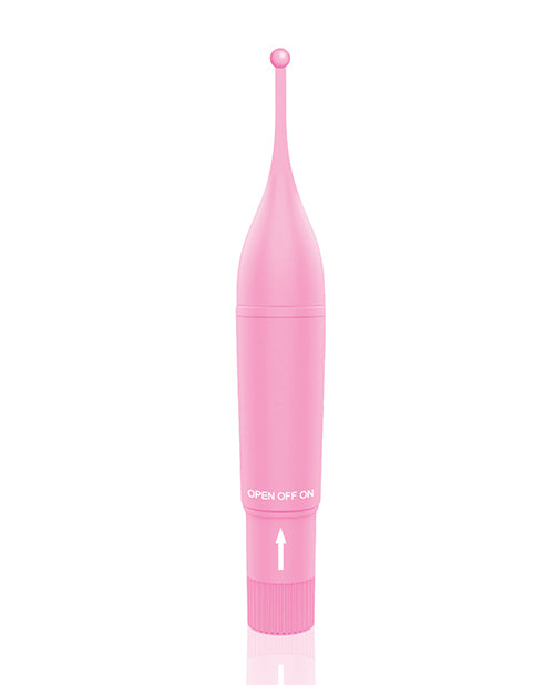 The 9&#039;s Clitterific! Pearl Point Clitoral Stimulator - Pink