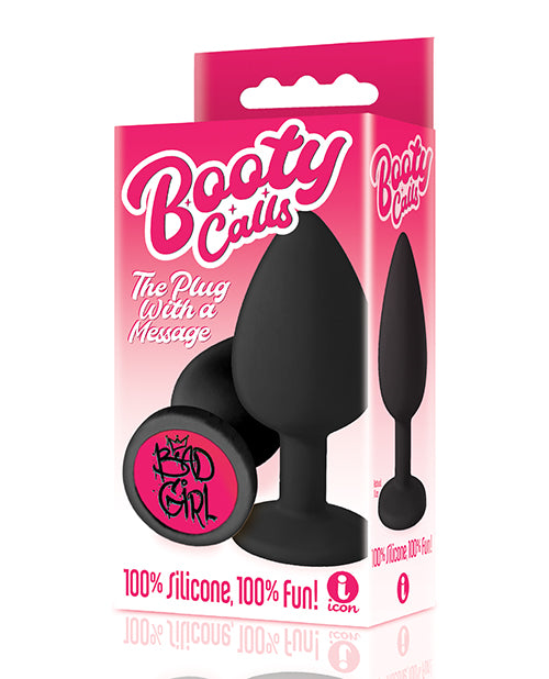 The 9&#039;s Booty Talk Bad Girl Plug - Black