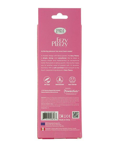 Easy Pleezy Vibrator - Pink