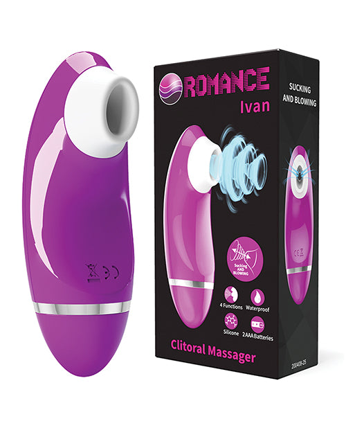 Pretty Love Romance Ivan Sucking Clitoral Massager - Fuchsia