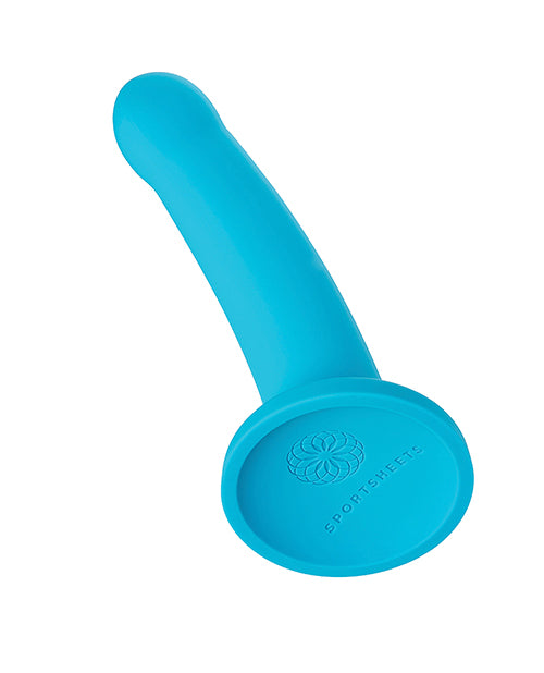 Nexus Solid Silicone 7&quot; Dildo Hux - Turquoise