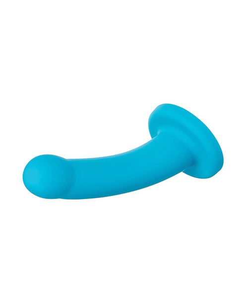 Nexus Solid Silicone 7&quot; Dildo Hux - Turquoise