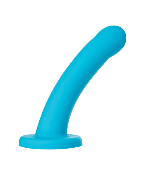 Nexus Solid Silicone 7&quot; Dildo Hux - Turquoise