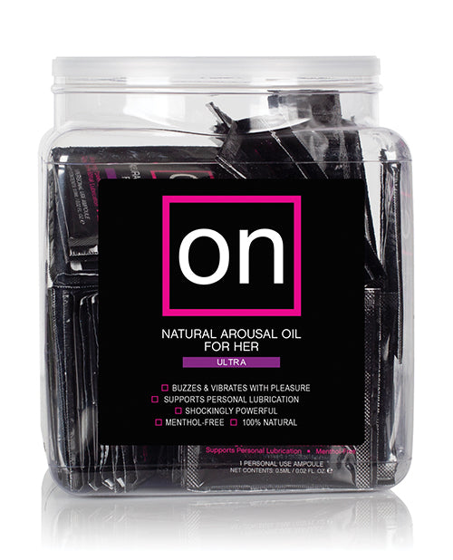 ON for Her Arousal Oil Ultra - Tub of 75 Single use Ampoule