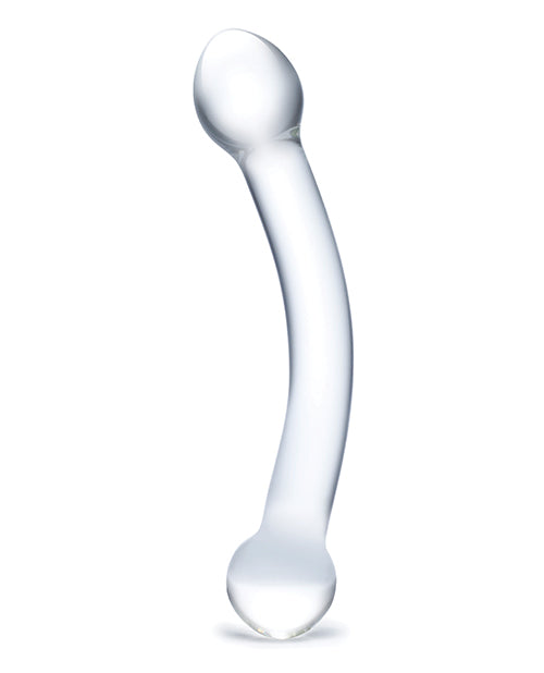 Glas 7&quot; Curved Glass G Spot Stimulator - Clear