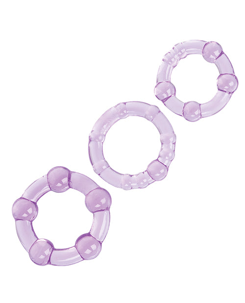 Silicone Island Rings - Purple