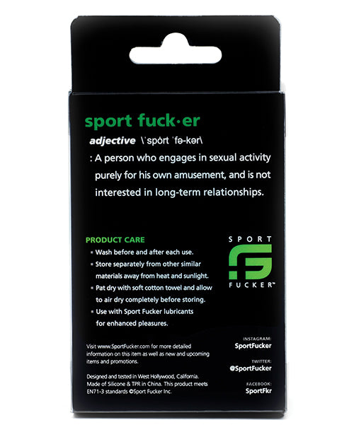 Sport Fucker Chubby Cockring - Black