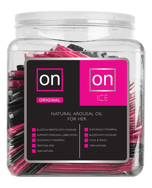 ON for Her Arousal Gel Single Use Ampule Tub - Original &amp; Ice Tub of 75