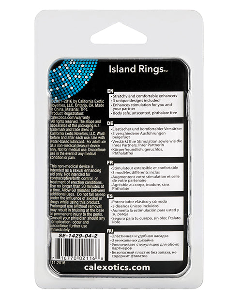 Silicone Island Rings - Pink