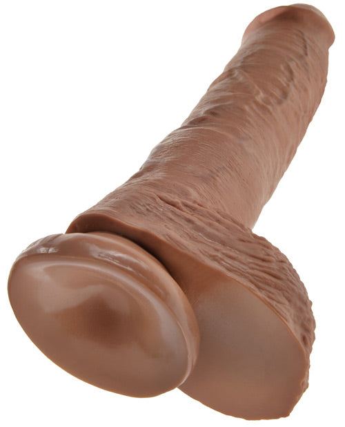 King Cock 10&quot; Cock w/Balls - Tan