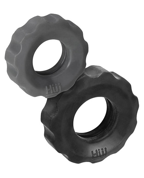 Hunky Junk Cog Ring 2 Size Double Pack - Tar &amp; Stone Pack of 2