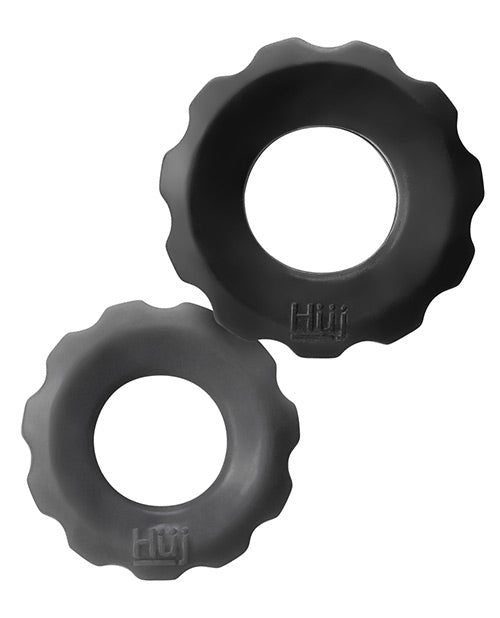 Hunky Junk Cog Ring 2 Size Double Pack - Tar &amp; Stone Pack of 2