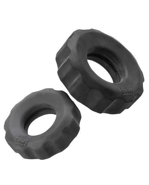 Hunky Junk Cog Ring 2 Size Double Pack - Tar &amp; Stone Pack of 2