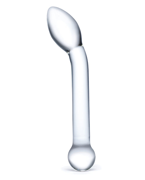 Glas 8&quot; Slimline G-Spot Glass Dildo