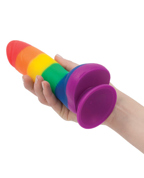 Addiction Justin 8&quot; Dildo - Rainbow