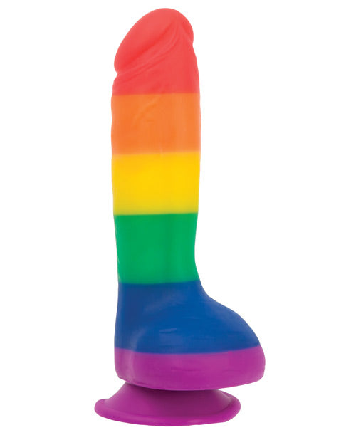 Addiction Justin 8&quot; Dildo - Rainbow