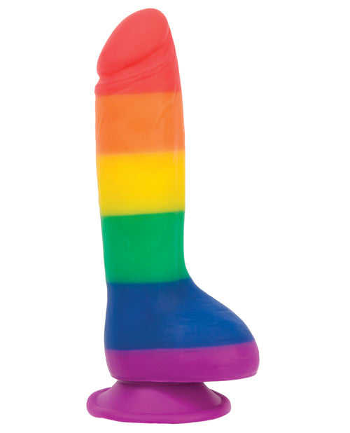 Addiction Justin 8&quot; Dildo - Rainbow