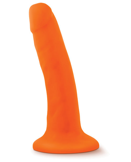 Blush Neo Dual Density 6&quot; Cock - Neon Orange