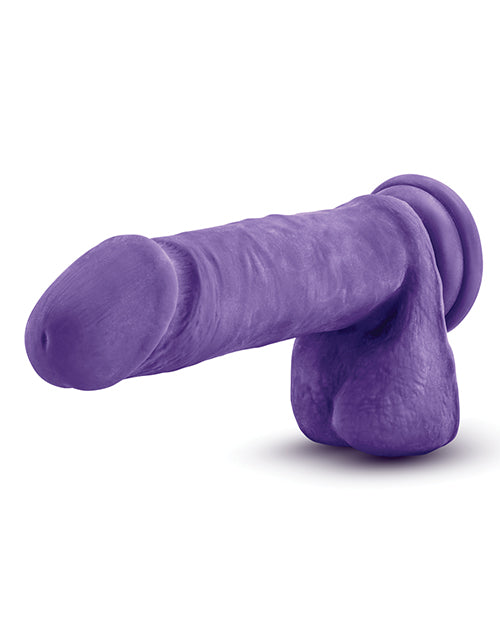 Blush Au Naturel Bold Hero 8&quot; Dildo - Purple