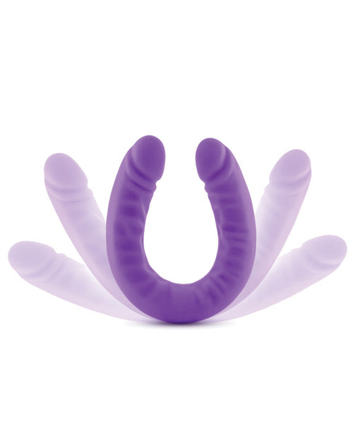 Blush Ruse 18&quot; Slim Double Dong - Purple