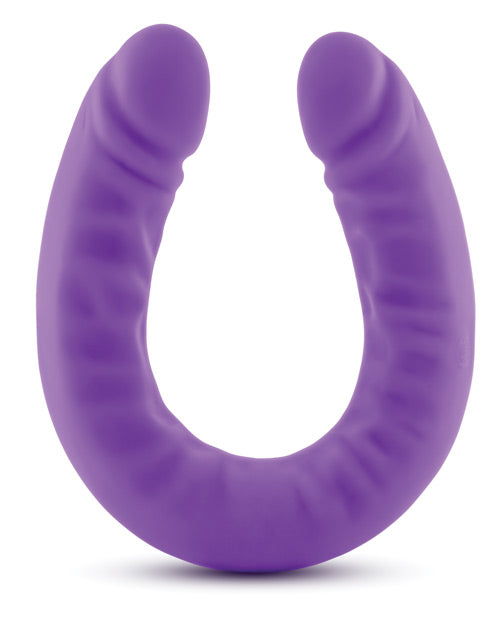 Blush Ruse 18&quot; Slim Double Dong - Purple