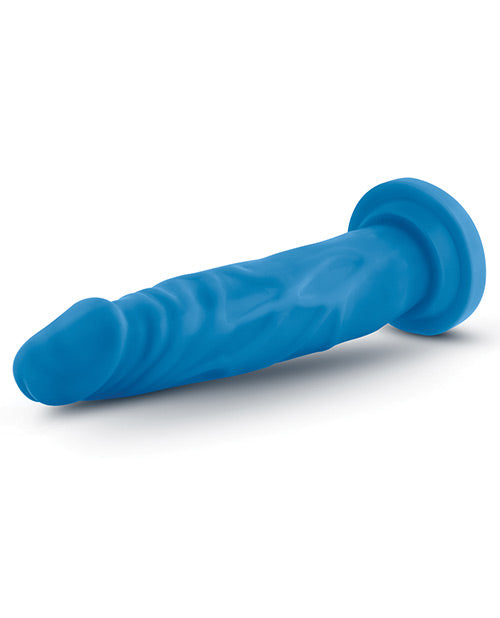 Blush Neo Dual Density 7.5&quot; Cock - Neon Blue