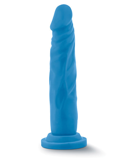 Blush Neo Dual Density 7.5&quot; Cock - Neon Blue