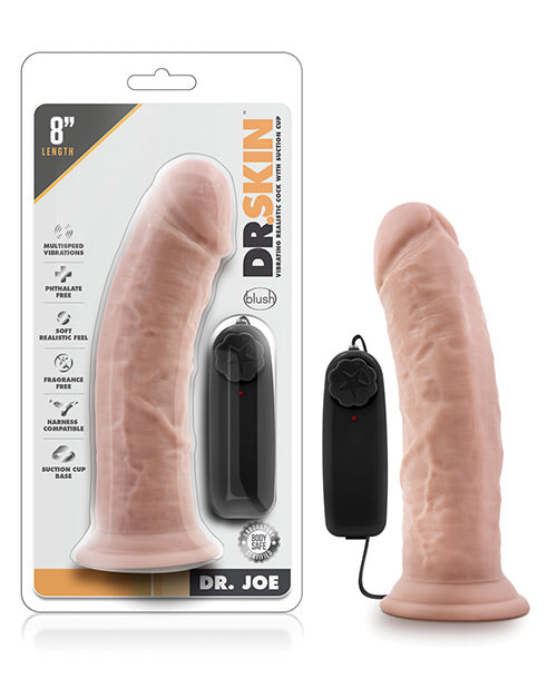 Blush Dr. Skin Dr. Joe 8&quot; Cock w/Suction Cup - Vanilla