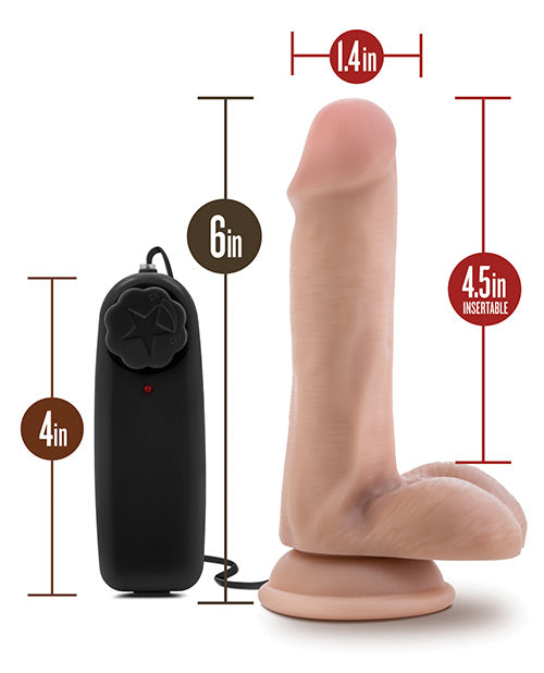 Blush Dr. Skin Dr. Rob 6&quot; Cock w/Suction Cup - Vanilla