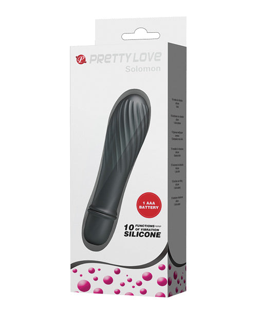 Pretty Love Solomon Brawny G-Spot Vibrator - Black