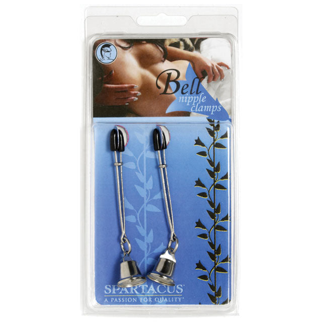 Spartacus Adjustable Tweezer Nipple Clamps w/Bells