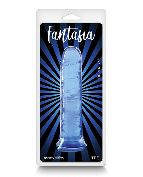 Fantasia Upper 6.5&quot; Dildo - Blue